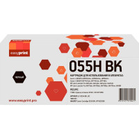 055H Картридж EasyPrint LC-055H BK_NC для Canon i-SENSYS LBP663/664/MF742/744/HP CLJ Pro M454/455/479/480 (7600 стр.) черный, БЕЗ ЧИПА