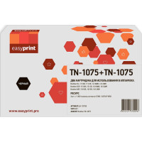 1075D Двойная упаковка картриджа EasyPrint LB-1075D двойная упаковка для Brother HL-1110R/DCP1510R/MFC1810 (2шт.x1000 стр.)