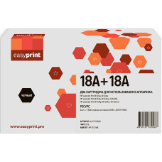 18AD Двойная упаковка картриджа EasyPrint LH-CF218AD для HP LJ Pro M104a/M104w/M132a/M132fn/M132fw/M132nw (2шт.x1600 стр.) с чипом