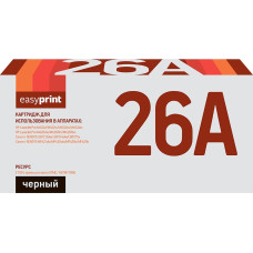 26A/052 Картридж EasyPrint LH-CF226A U для HP LaserJet Pro M402/M426/Canon LBP212/214/215/MF421/426/428/429 (3100 стр.) черный, с чипом