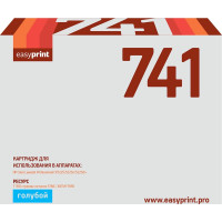 741A Картридж EasyPrint LH-741 для HP CLJ CP5225/5225n/5225dn (7300 стр.) голубой, с чипом, восст.