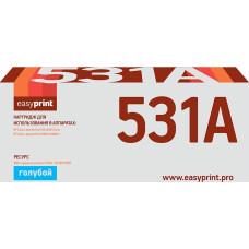 CF531A Картридж EasyPrint LH-CF531A для HP Color LaserJet Pro M154a/M154nw/M180n/M180fw (900 стр.) голубой, с чипом