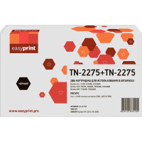 Двойная упаковка картриджа EasyPrint LB-2275D для Brother HL-2132R/2240/DCP-7057R/7060/MFC-7360 (2шт.x2600 стр.) TN-2275D/TN-2090D