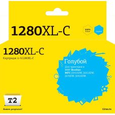 IC-B1280XL-C Картридж T2 для Brother MFC-J5910DW/J6510DW/J6710DW/J6910DW, голубой