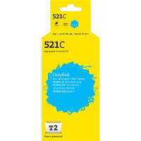 IC-CCLI-521C Картридж T2 для Canon PIXMA iP3600/4600/4700/MP540/620/630/980, голубой, с чипом