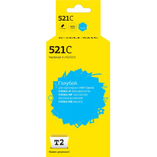 IC-CCLI-521C Картридж T2 для Canon PIXMA iP3600/4600/4700/MP540/620/630/980, голубой, с чипом
