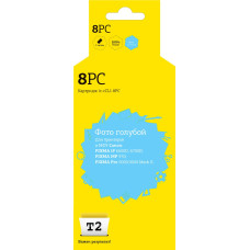 IC-CCLI-8PC Картридж T2 для Canon PIXMA iP6600D/6700D/Pro9000, фото голубой, с чипом