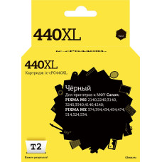 IC-CPG440XL Картридж T2 для Canon PIXMA MG2140/3140/3540/MX394/434/474, черный