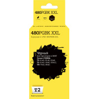 IC-CPGI-480PGBK XXL Картридж T2 для Canon PIXMA TS6140/704/8140/8240/9140/9540/9541C/TR7540/8540, черный, с чипом