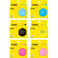 IC-ET0487 Комплект картриджей T2 для Epson T0487: черный, голубой, пурпурный, желтый, светло-голубой, светло-пурпурный