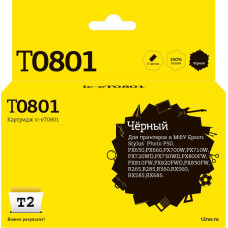 IC-ET0801 Картридж T2 для Epson Stylus Photo P50/PX660/PX720WD/PX820FWD, черный, с чипом