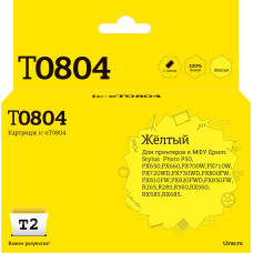 IC-ET0804 Картридж T2 для Epson Stylus Photo P50/PX660/PX720WD/PX820FWD, желтый, с чипом