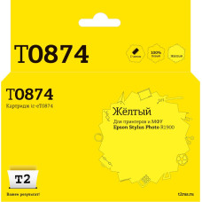 IC-ET0874 Картридж T2 для Epson Stylus Photo R1900, желтый, с чипом