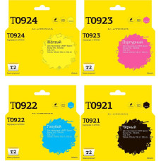 IC-ET0925 Комплект картриджей T2 для Epson T0925/T1085: черный, голубой, пурпурный, желтый