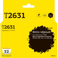 IC-ET2631 Картридж T2 для Epson Expression Premium XP-600/605/700/800, фото-черный, с чипом