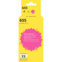 IC-H111 Картридж T2 №655 для HP Ink Advantage 3525/4615/5525/6525, пурпурный