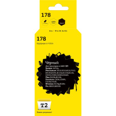 IC-H316 Картридж T2 №178 для HP Deskjet 3070A/Photosmart 5510/6510/7510/B110/C8583, черный, с чипом