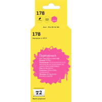 IC-H319 Картридж T2 №178 для HP Deskjet 3070A/Photosmart5510/6510/7510/B110/C8583, пурпурный с чипом