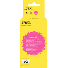 IC-H324 Картридж T2 №178XL для HP Deskjet 3070A/Photosmart 6510/7510/B110/C8583, пурпурный, с чипом