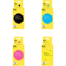 IC-H655_MP Комплект картриджей T2 для HP Ink Advantage 3525/4615/5525/6525: черный, голубой, пурпурный, желтый