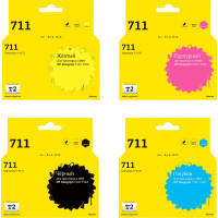 IC-H711_MP Комплект картриджей T2 для HP Designjet T120/520: черный, голубой, пурпурный, желтый IC-H711_MP Комплект картриджей T2 для HP Designjet T120/520: черный, голубой, пурпурный, желтый