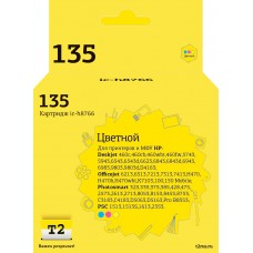 IC-H8766 Картридж T2 №135 для HP Deskjet 460/5743/6543/6843/9803/PSC1513/6213/K7103, цветной