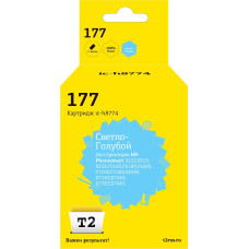 IC-H8774 Картридж T2 №177 для HP Photosmart 3213/8253/C5183/C6183/D7163, светло-голубой, с чипом