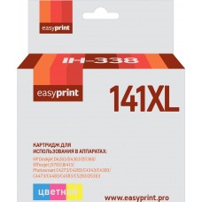Картридж EasyPrint IH-338 №141XL для HP Deskjet D4263/D5360/Officejet J5783/J6413, цветной