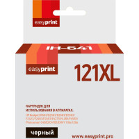 Картридж EasyPrint IH-641 №121XL для HP Deskjet D1663/D2563/D5563/F2423/F4275/C4683/110e, черный