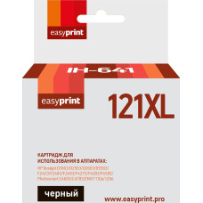 Картридж EasyPrint IH-641 №121XL для HP Deskjet D1663/D2563/D5563/F2423/F4275/C4683/110e, черный