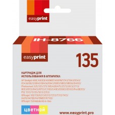Картридж EasyPrint IH-8766 №135 для HP Deskjet 460/5743/6543/6843/9803/PSC1513/6213/K7103, цветной