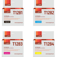 Комплект картриджей EasyPrint IE-T1055_SET для Epson Stylus S22/SX125/Office BX305F: черный, голубой, пурпурный, желтый