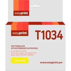 T1034 Картридж EasyPrint IE-T1034 для Epson Stylus TX550W/Office T30/T1100, желтый, с чипом