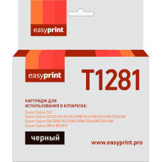 T1281 Картридж EasyPrint IE-T1281 для Epson Stylus S22/SX125/Office BX305F, черный, с чипом