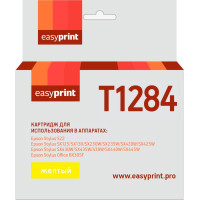 T1284 Картридж EasyPrint IE-T1284 для Epson Stylus S22/SX125/Office BX305F, желтый, с чипом