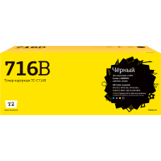 TC-C716B Картридж T2 для Canon i-SENSYS LBP5050/HP CLJ CP1215/CP1515n (1400 стр.) Черный, с чипом
