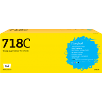 TC-C718C Картридж T2 для Canon i-SENSYS LBP7200Cdn/HP CLJ CP2025 (2800 стр.) Голубой, с чипом