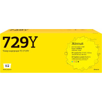 TC-C729Y Картридж T2 для Canon i-SENSYS LBP7010C/HP LJ Pro CP1025 (1000 стр.) Желтый, с чипом