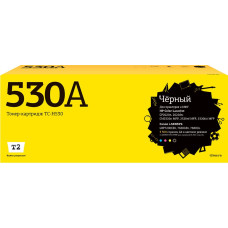 TC-H530 Картридж T2 для HP Color LaserJet CP2025/CM2320n/Canon 718Bk (3500 стр.) Черный, с чипом