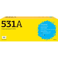 TC-H531 Картридж T2 для HP Color LaserJet CP2025/CM2320n/Canon 718C (2800 стр.) Голубой, с чипом