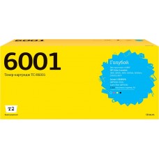TC-H6001R Картридж T2 для HP Color LaserJet 1600/2600n/Canon 707C (2000 стр.) Голубой, с чипом