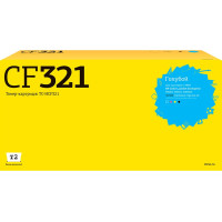 TC-HCF321 Картридж T2 для HP CLJ Enterprise M680f/M680z/M680dn (16500стр.) голубой, с чипом