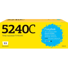 TC-K5240C Тонер-картридж T2 для Kyocera ECOSYS Р5026cdn/Р5026cdw/M5526cdn/M5526cdw (3000 стр.) голубой, с чипом