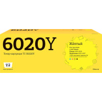 TC-X6020Y Тонер-картридж T2 для Xerox Phaser 6020/6022/WorkCentre 6025/6027 (1000 стр.) желтый, с чипом 106R02762