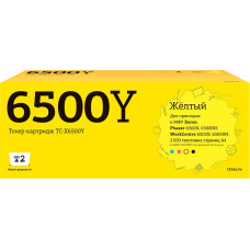 TC-X6500Y Тонер-картридж T2 для Xerox Phaser 6500N/6500DN/WorkCentre 6505N/6505DN (2000 стр.) желтый, с чипом 106R01603