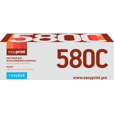 Тонер-картридж EasyPrint LK-580C для Kyocera FS-C5150DN/ECOSYS P6021 (2800 стр.) голубой, с чипом