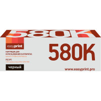 Тонер-картридж EasyPrint LK-580K для Kyocera FS-C5150DN/ECOSYS P6021 (3500 стр.) черный, с чипом