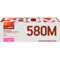 Тонер-картридж EasyPrint LK-580M для Kyocera FS-C5150DN/ECOSYS P6021 (2800 стр.) пурпурный, с чипом