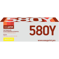 Тонер-картридж EasyPrint LK-580Y для Kyocera FS-C5150DN/ECOSYS P6021 (2800 стр.) желтый, с чипом