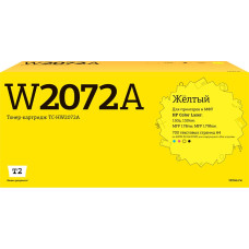 W2072A Картридж T2 TC-HW2072A для HP Color Laser 150a/150nw/MFP 178nw/MFP 179fnw (700 стр.) желтый, с чипом